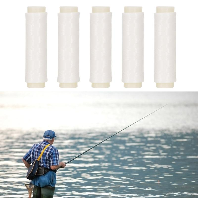 Нейлоновая невидимая леска на катушке, эластичная леска, оберточная нить для приманок