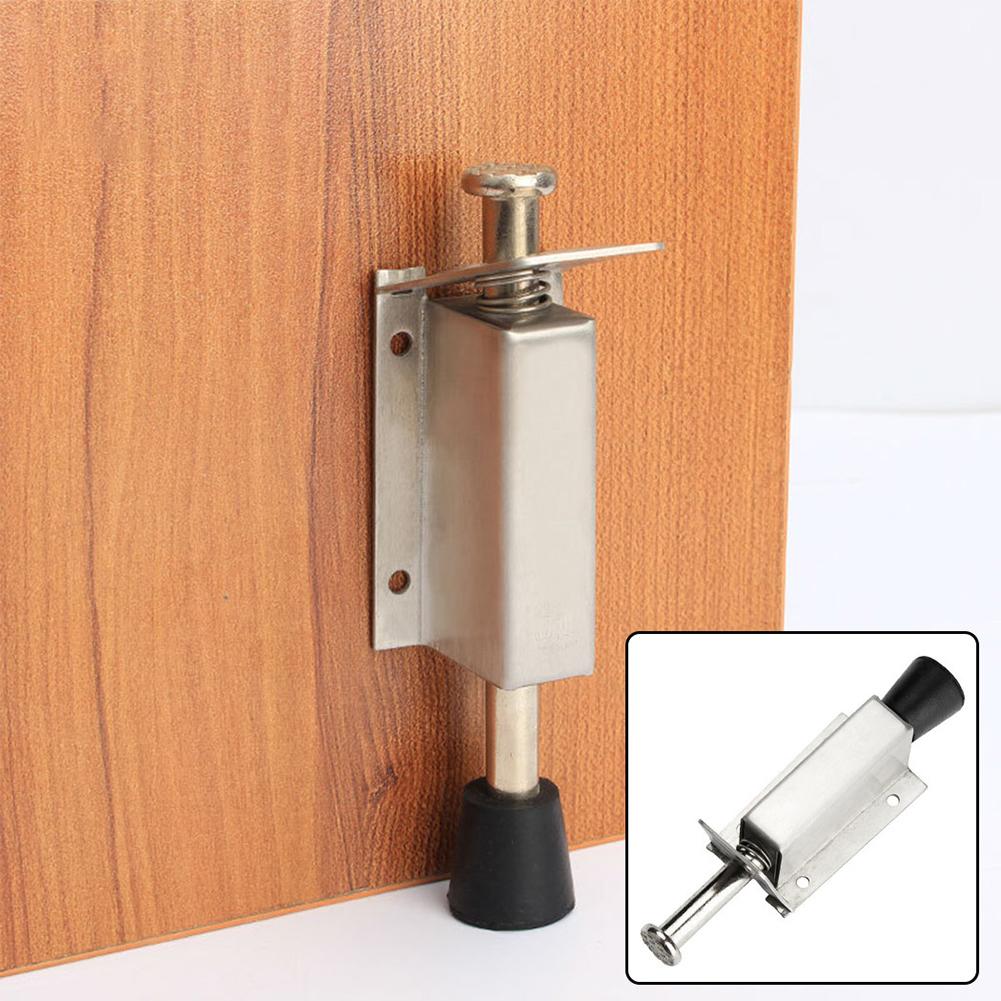 Stainless Steel Door Stopper Door Foot Stopper Holder Floor Stop Buffer Gate Stay Catch Latch Sliding Door Top Swing Stop