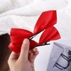 Princess Hair Clip Children Barrettes Bow Hair Clips Satin Silk Women Hairpins Korean Duckbill Clip