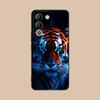 Неоновый чехол для мобильного телефона с тигром для VIVO V60 V50 V40 V30 V29 V27 V25 V23 Pro Lite 5G Цветной печатный чехол Чехол для смартфона