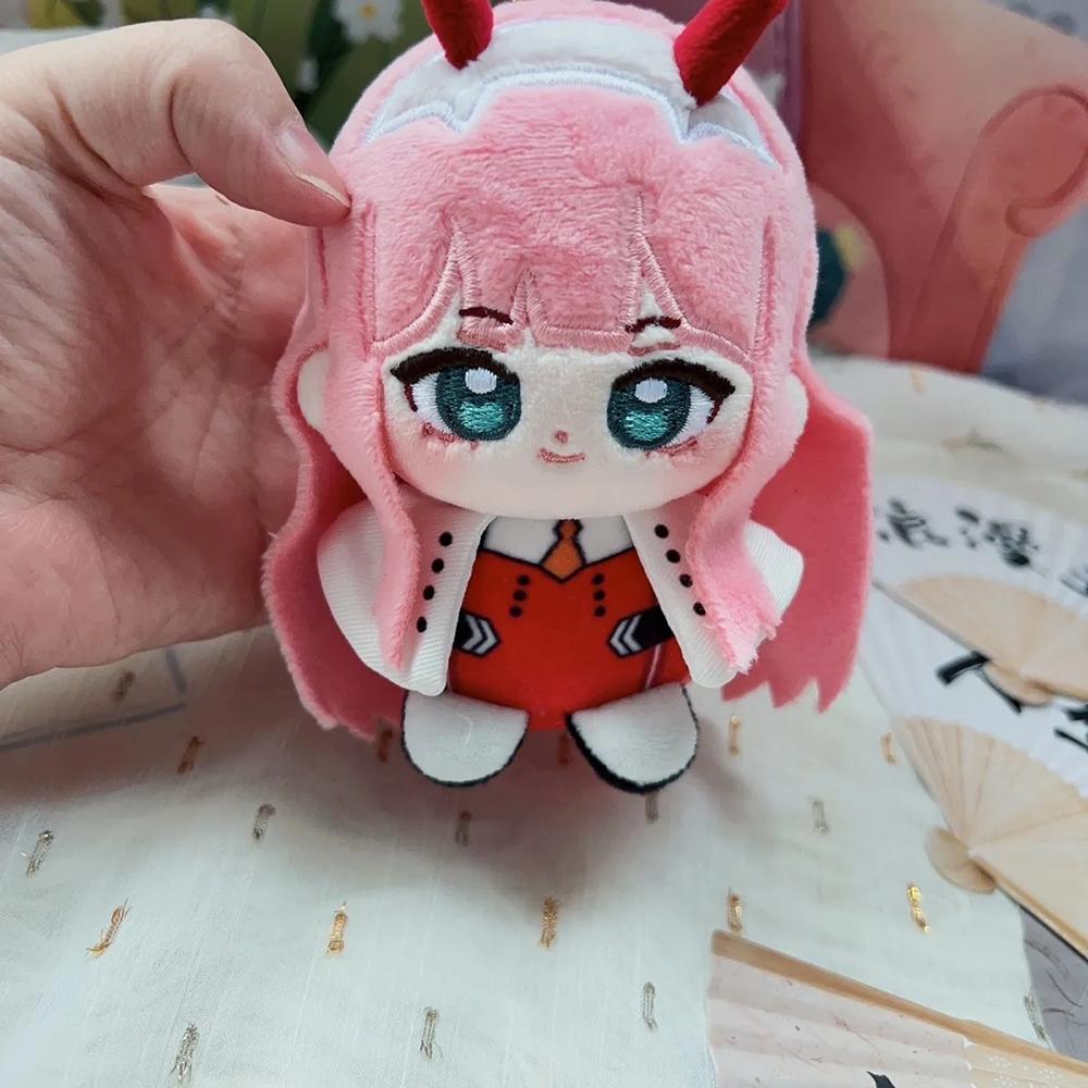 Аниме DARLING In The FRANXX Зеро Два Косплей Брелок Милая Плюшевая Хлопковая Кукла Подвеска на Рюкзак Брелок Аксессуары