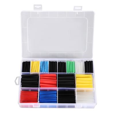 НОВЫЙ 127 шт. термоусадочных трубок 140/164 шт. Ассорти из полиолефиновых термоусадочных трубок для изоляции проводов и кабелей, комплект для обмотки проводов