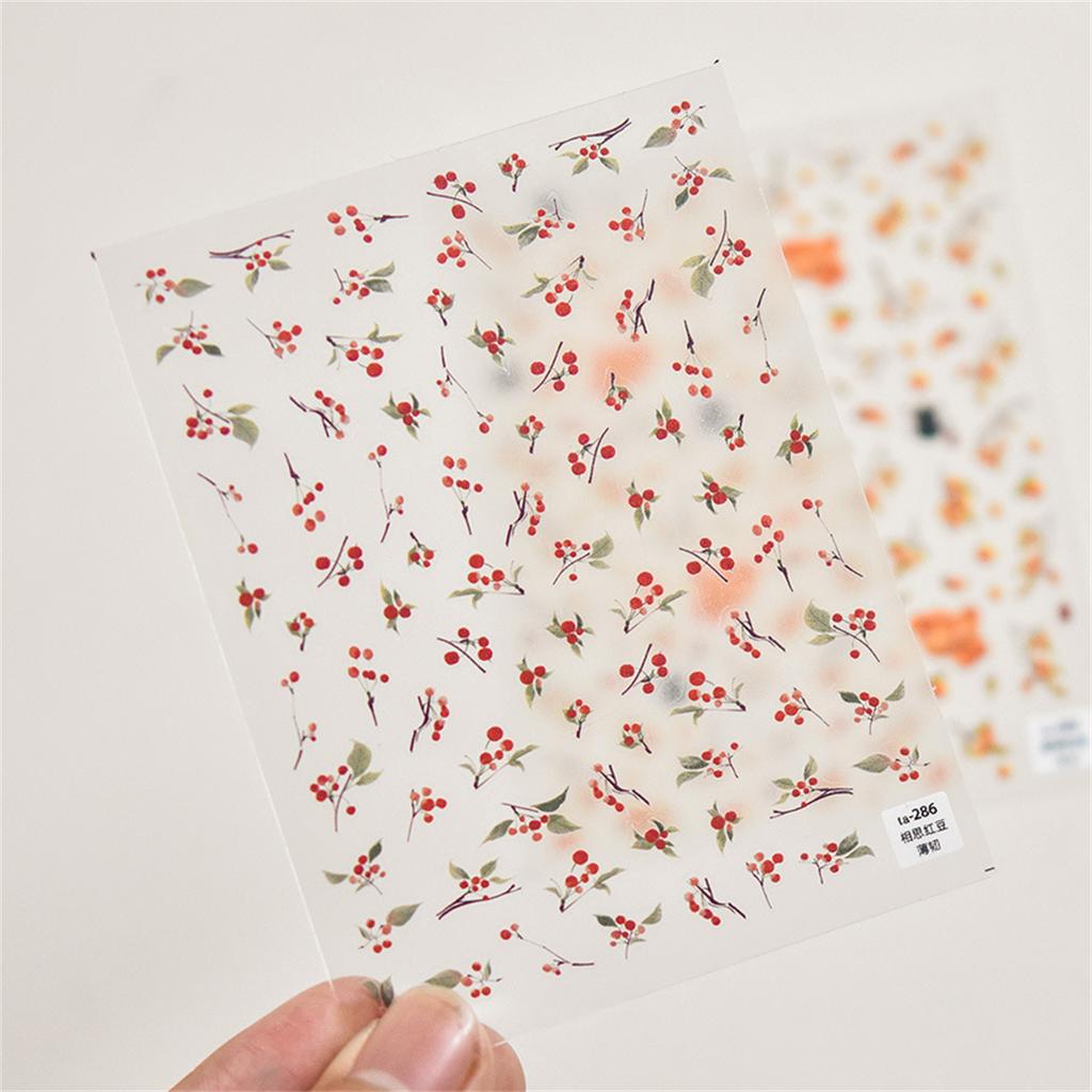 1pcs 5D Relief Lace Nail Art Stickers Sweet Cool Lattice Nail Decoration Decals Self-Adhesive Accessories DIY