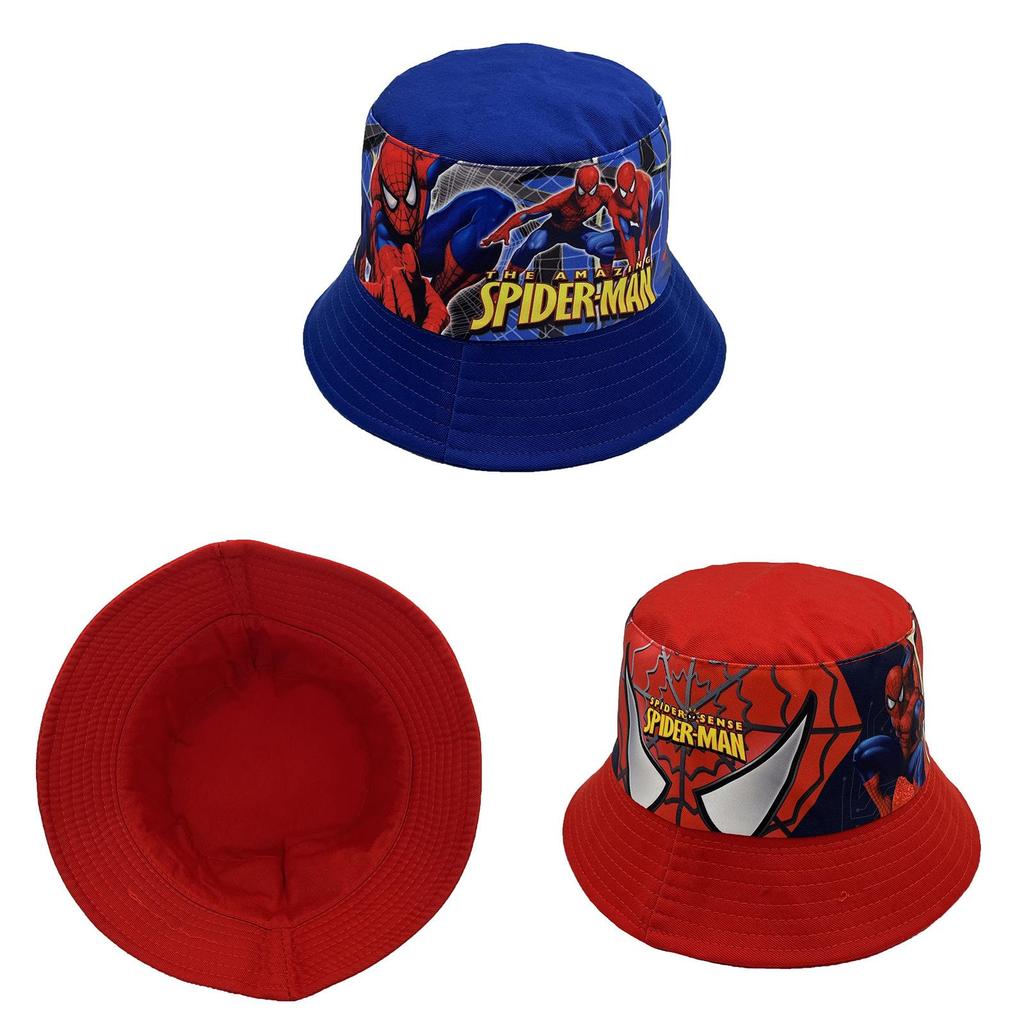 Spider Man Childrens Sun Hat With Wide Brim And Breathable Cotton For Summer