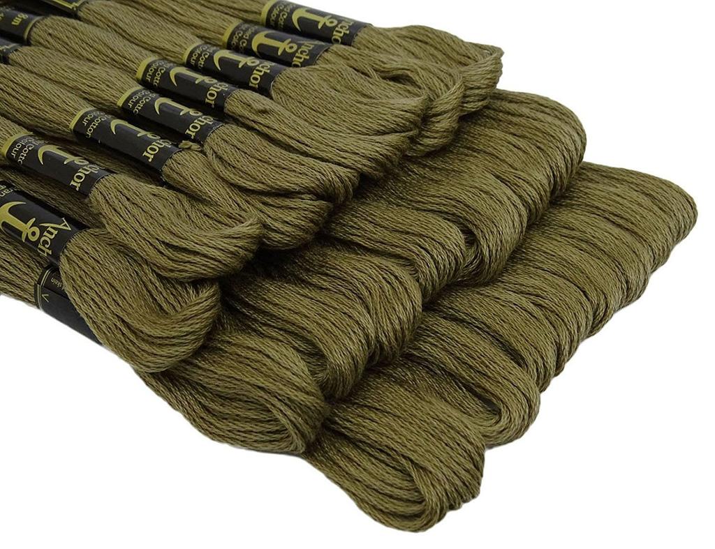 IBA Indianbeautifulart Вышивка крестиком Ручная вышивка Мулине Многожильные хлопчатобумажные нитки Мотки-Темно-синий