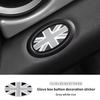 Co-pilot Storage Box Button PU Leather Sticker For Mini Cooper R56 R55 R57 R58 R59 Car Interior Sticker Accessories