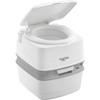 Переносной химический туалет - - Porta Potti Qube PP 165 - емкость 21 л - 15 л - серый