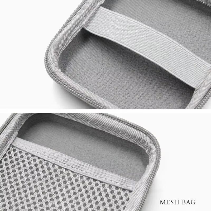 Mini Portable Eva Storage Bag Pouch Carrying Bag Zipper Earphone Case For Airpod Earphone/Phone/Charging Cable Accessories