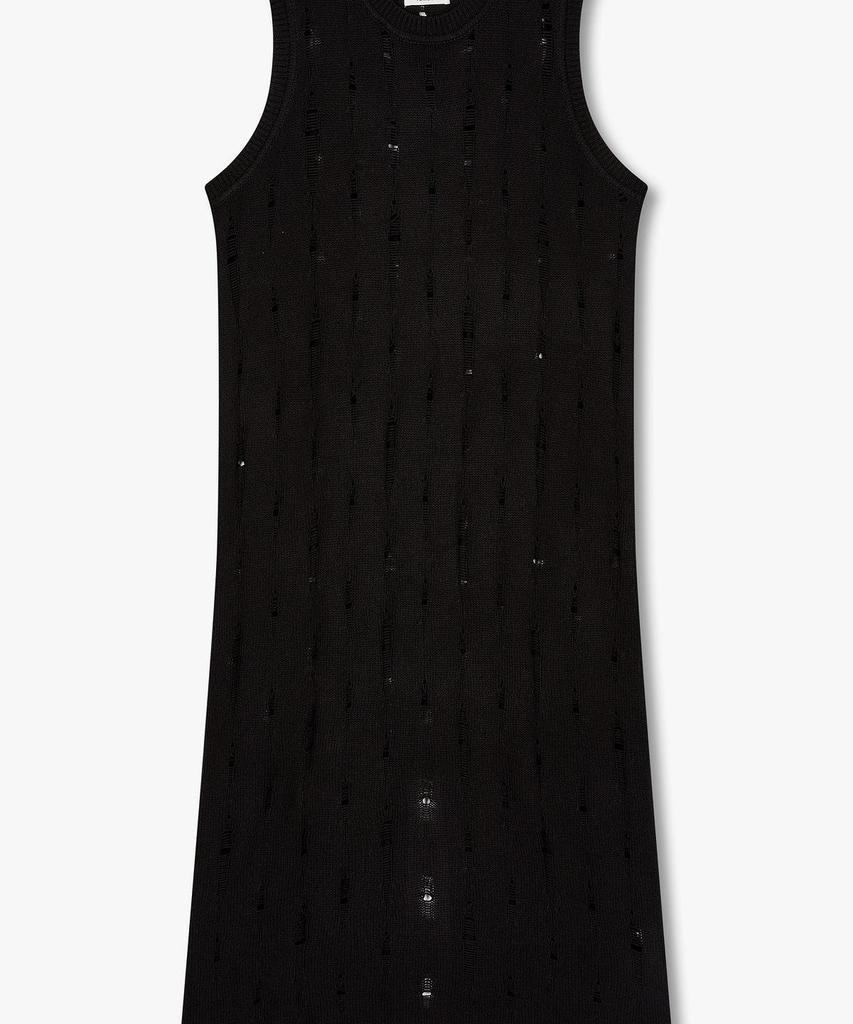 STUDIO TOMBOY Damaged Knit Sleeveless Dress_Black 9106241222