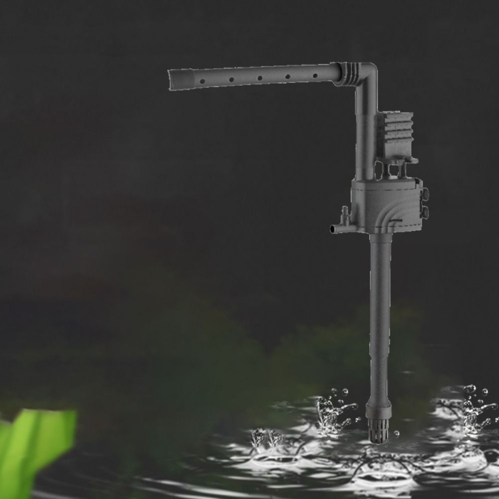 Бесшумный фильтр для аквариума, съемный коллектор для фильтрации рыбьих экскрементов, погружной насос для домашнего аквариума