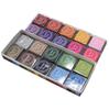 Petit Fancy Stamp Ink Pad SET - 9 Options (20 Colors/ Rainbow Color/Pastel Color Ink Pad)