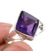 Natural African Amethyst Gemstone 925 Solid Silver Jewelry Ring Size 5.5 U2c14