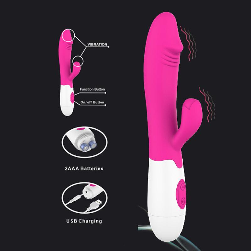 Вибратор для точки G, 10-частотный фаллоимитатор, секс-игрушки, перезаряжаемый ручной силиконовый АБС-пластик для взрослых, клитор, пенис, принадлежности для женщин