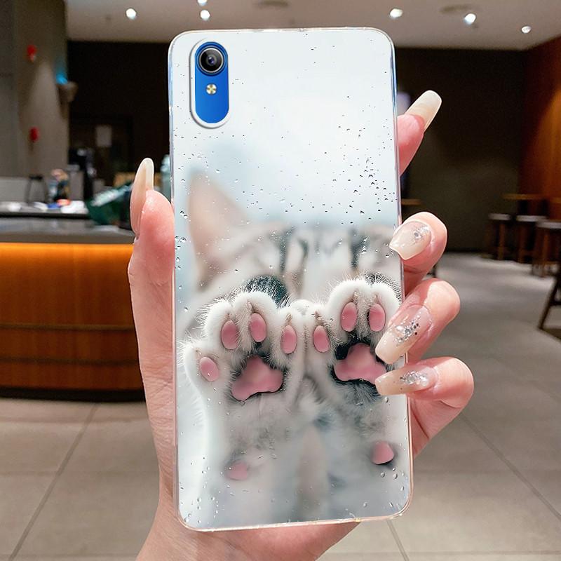 Чехол для vivo Y91C Y90 Y1s vivo 2015 1820 Чехол для телефона Роскошный Дракон Милый Крутой Мальчики Девочки Прозрачный Мягкий силикон Задняя крышка