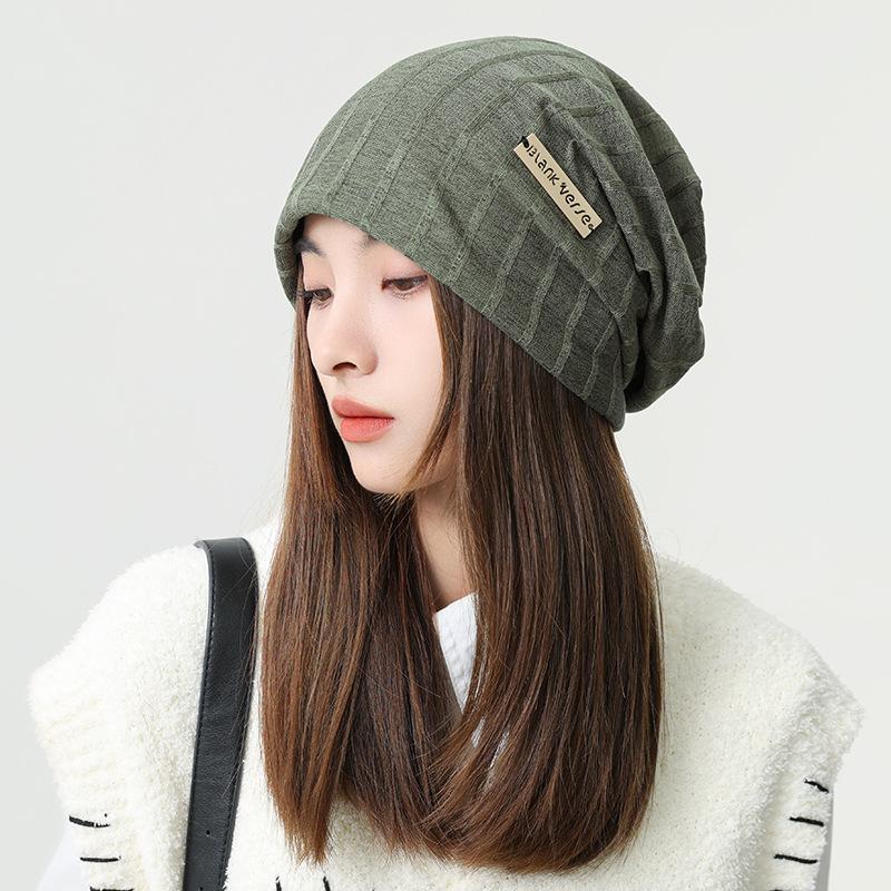 Летняя шерстяная вязаная шапка в корейском стиле для мужчин и женщин, теплая, мягкая, модная холодная шапка, пуловер, шапка для родов, тонкий стиль
