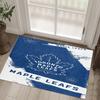 Toronto Maple Leafs Design Crystal Velvet Carpet Cozy Non?Slip Printed Rug For Bedroom Living Room Entrance