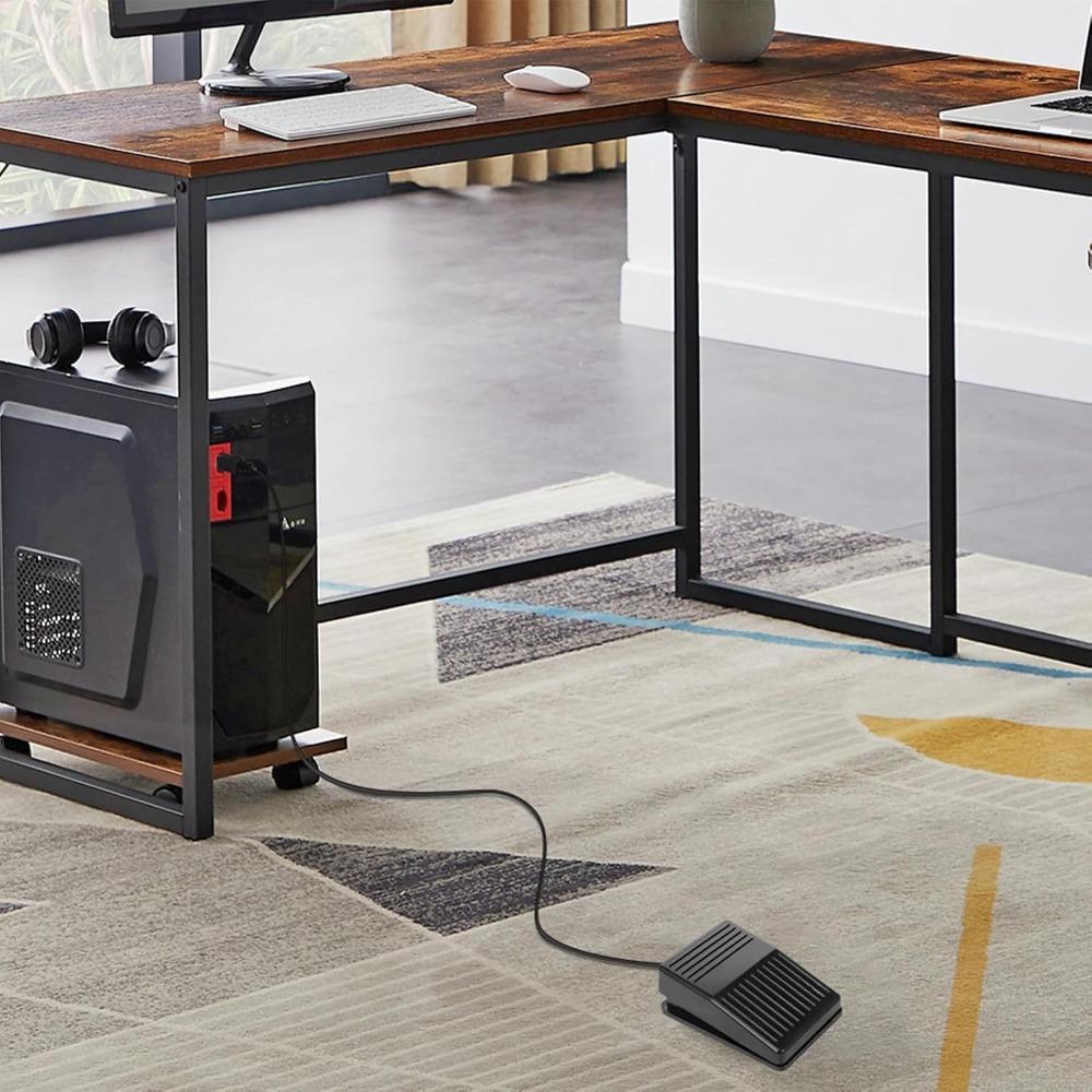 One Key Programmable Foot Pedal Single Foot Pedal Switch Gaming Foot Controller  Transcription