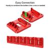 1-10PCS Power Tools Lithium Battery Holder Storage Fixed Bracket Installation Base Rack For Milwaukee For M18 18V Li-ion Battery