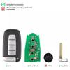 1PCS Autel IKEYHY004AL HY004AL Universal Smart Key 4 Buttons For Hyundai For Autel Smart Key For KM100 IM508 IM608 KM100E