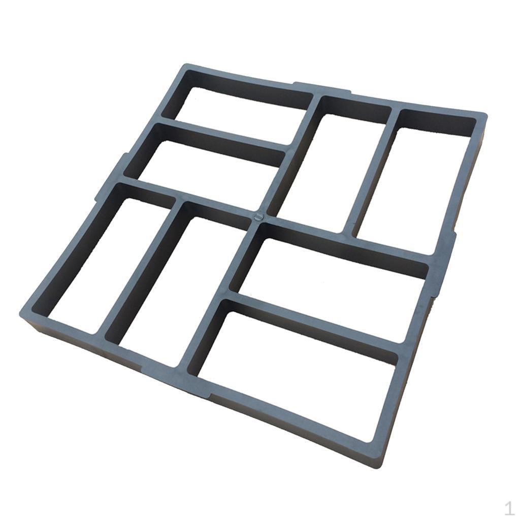 DIY Plastic Garden Pavement maker Manually Paving Cement Brick Stepping Making Tool yard Lawn