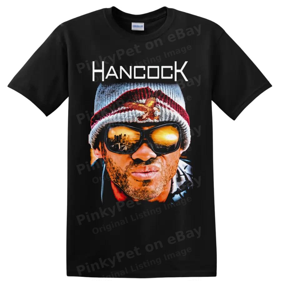 John Hancock Movie Superhero T Shirt w/ Sunglasses City Reflection Graphic Tee