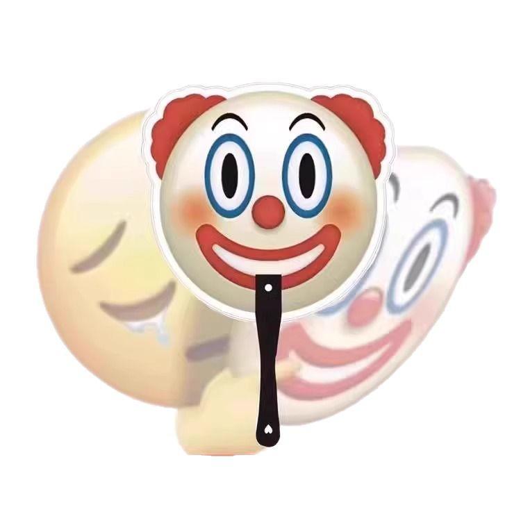 Прочная летняя маска-веер клоуна: Портативный, Веселый Стиль ДЖОКЕРА для Студентов