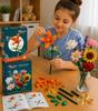 Flower Building Blocks Orange Lily Flowers 74 Pieces 6