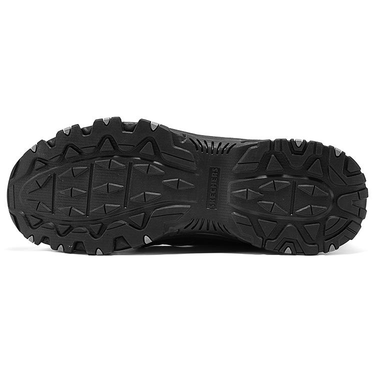 Skechers Мужские уличные кроссовки Flash Wing с амортизацией, толстой подошвой, возвратом энергии, удобные, низкие, для хайкинга, мужские кроссовки, черный 237752-BBK