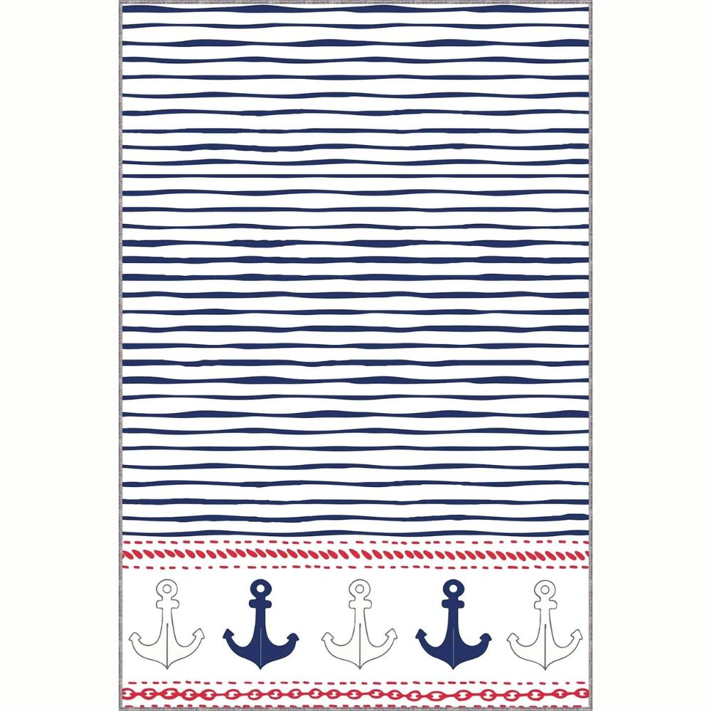 Моющийся нескользящий коврик в горошек Miru Home с цифровой печатью для гостиной, детей и младенцев Mcb-19