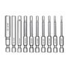 10PCS Magnetic Screwdriver Bits Set Essential Tools Long Lasting Steel 5/64 3/32 7/64 1/8 9/64 5/32 3/16 7/32 1/4 5/16