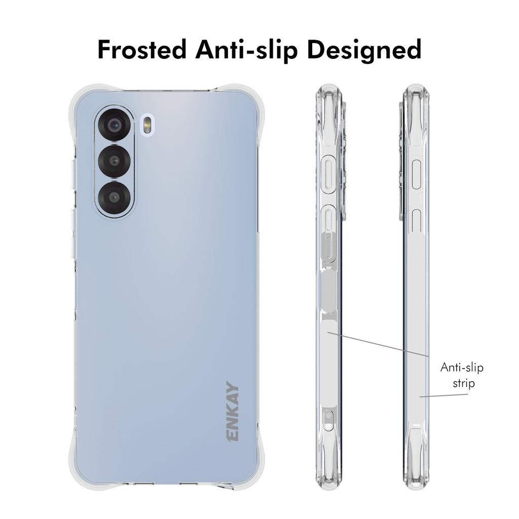 For ZTE Nubia S 5G Clear Phone Case ENKAY HAT PRINCE Shockproof Anti-slip TPU Cover