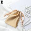 Сумка для ювелирных изделий из искусственного шелка, упаковочные мешочки, сумки на шнурке, подарочная сумка для конфет, свадебной вечеринки, макияжа