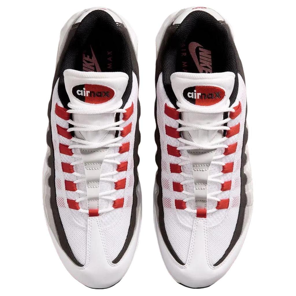 Nike Air Max 95 OG Comet Red 2026 Мужские кроссовки Белый Нейтрально-серый Средне-серый IB7862-100
