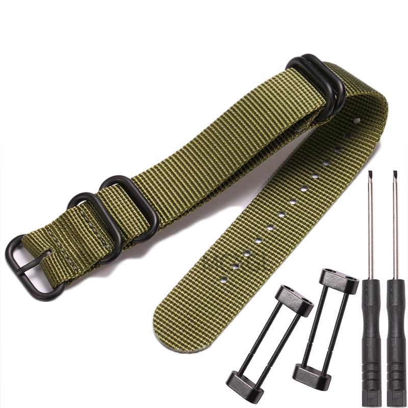24mm Nylon Strap Suitable for Suunto Core Outdoor Sports Waterproof Female Bracelet Men Smartwatch Band Watch Accessories