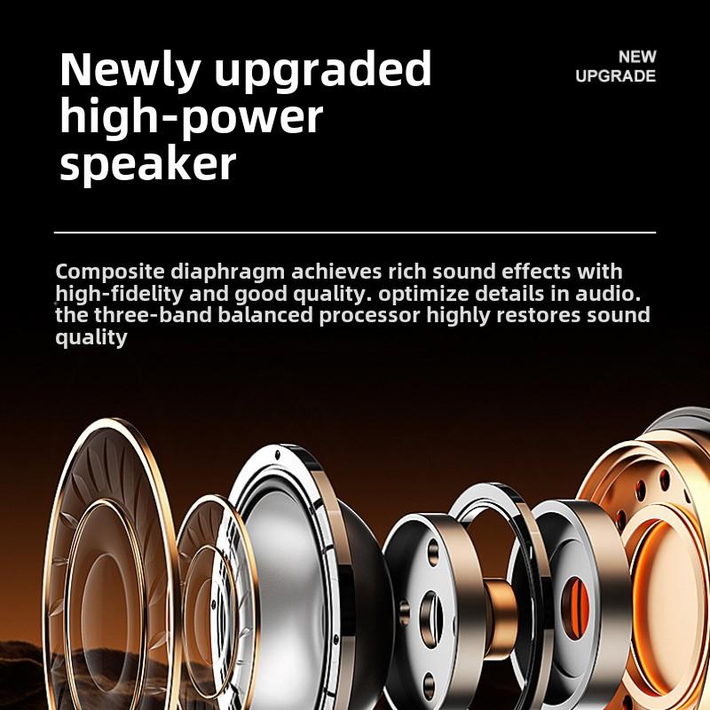 New TWS Wireless Bluetooth Headset Digital Display ENC Call Noise Cancelling Mobile Phone High Sound Quality Mini Running Sport