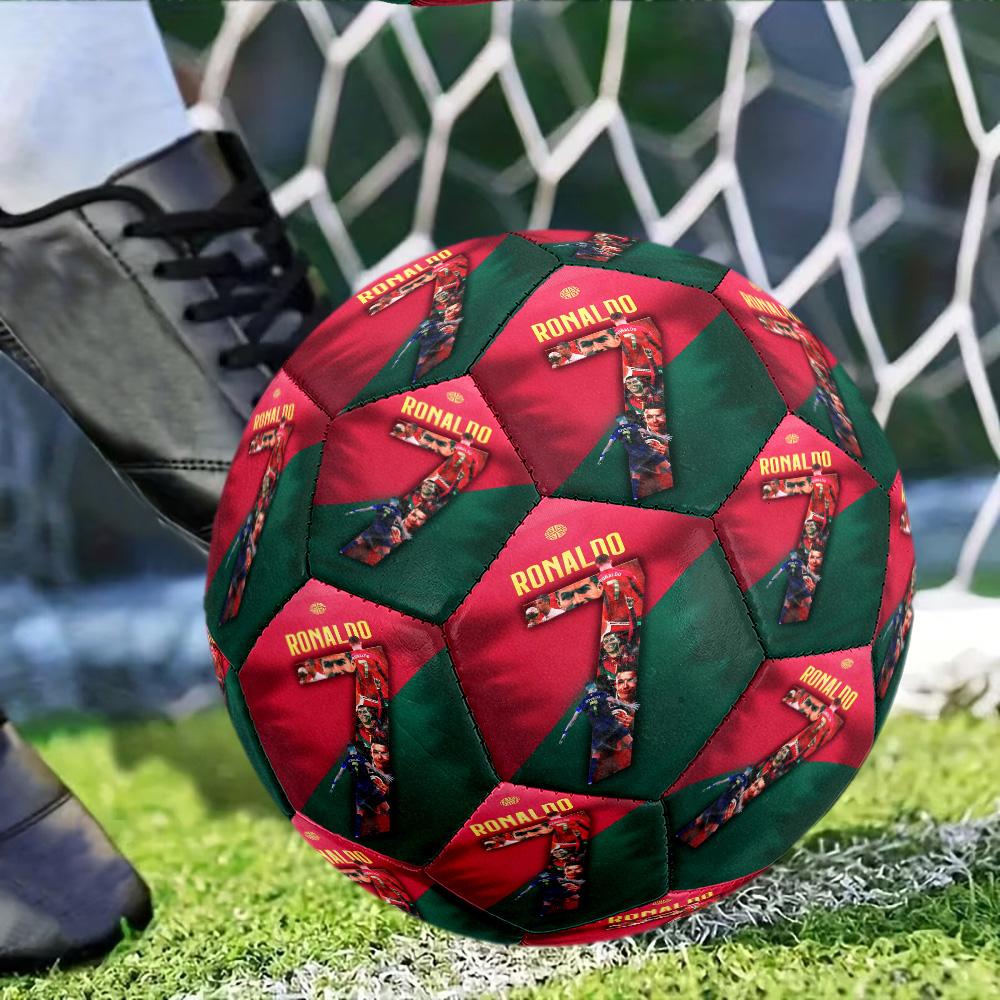 Cristiano Ronaldo26 Size 5 Soccer Ball Machine-Stitched Indoor/Outdoor Universal Football Unique Gift for Soccer Lovers