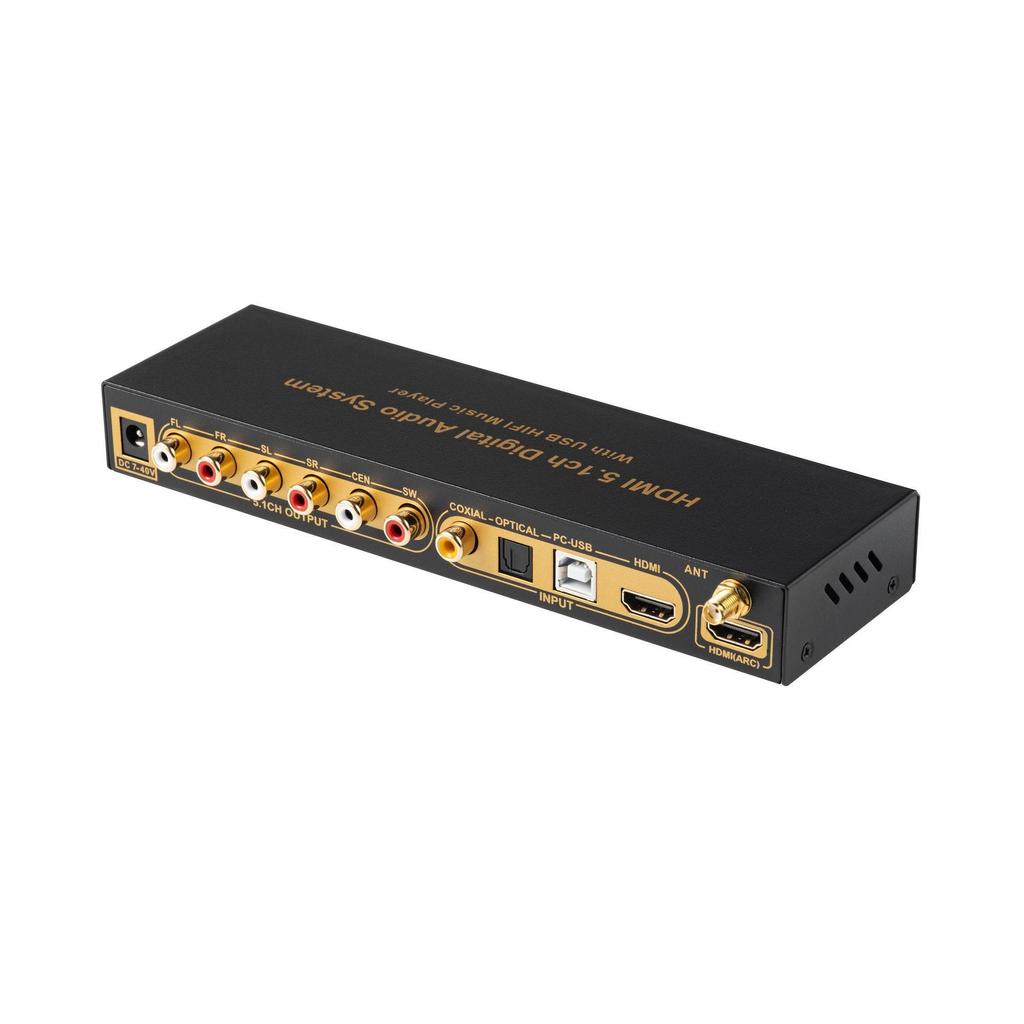 Декодер ЦАП 5.1-канального звука DTS Dolby AC3 с Bluetooth, HDMI, USB-подключением