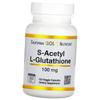 S-ацетил-L-глутатион, S-Acetyl L-Glutathione 100, California Gold Nutrition (70427009)