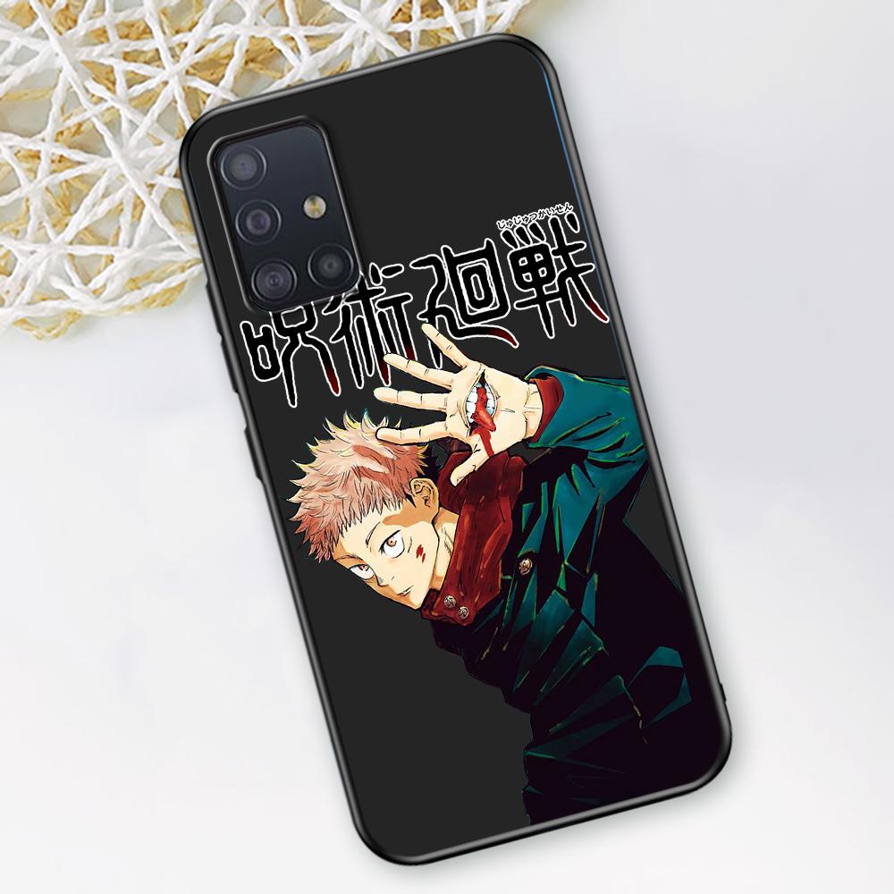Крутой чехол для телефона с изображением аниме дзюдзюцу кайсен для Samsung Galaxy A12 A52 A51 A32 A21s A71 A02s A22 A31 A72 A41 A02 A42, черный чехол из ТПУ