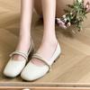 Fashion New Women's Boat Shoes Square Toe Leather Shoes Low Heels Pumps Slip On Mary Janes Shoes for Female Basic Zapatos Mujer