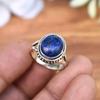 Lapis Lazuli Gemstone Handmade Designer Ring, Bohemian Ring, Statement Ring, Gift For Her, 925 Silver Ring