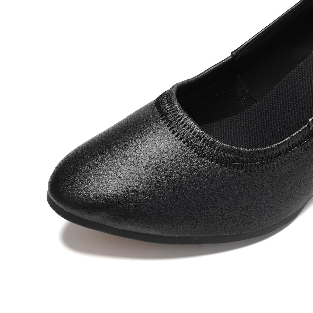 Удобные женские туфли для бальных танцев с закрытым носком для латиноамериканского танго, современные танцевальные туфли для вальса на резиновой подошве, каблук 5 см