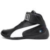 Bmw M Series Kart Cat Iii Mid Synthetic Leather Training Shoes Men Sneakers Black White 306196-01