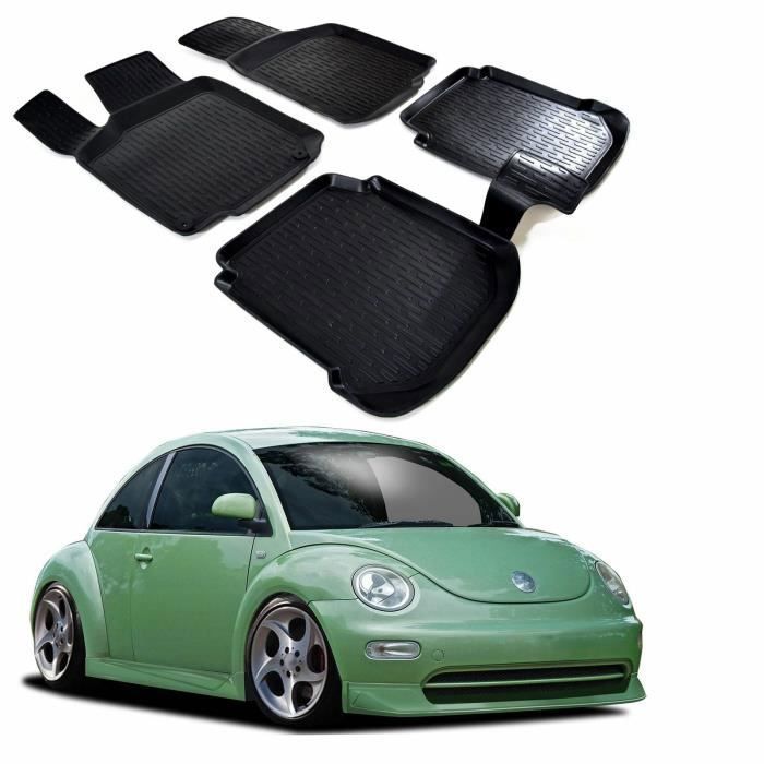 SCOUTT Tapis de sol Volkswagen BEETLE - Caoutchouc Premium - 3D - Sur mesure