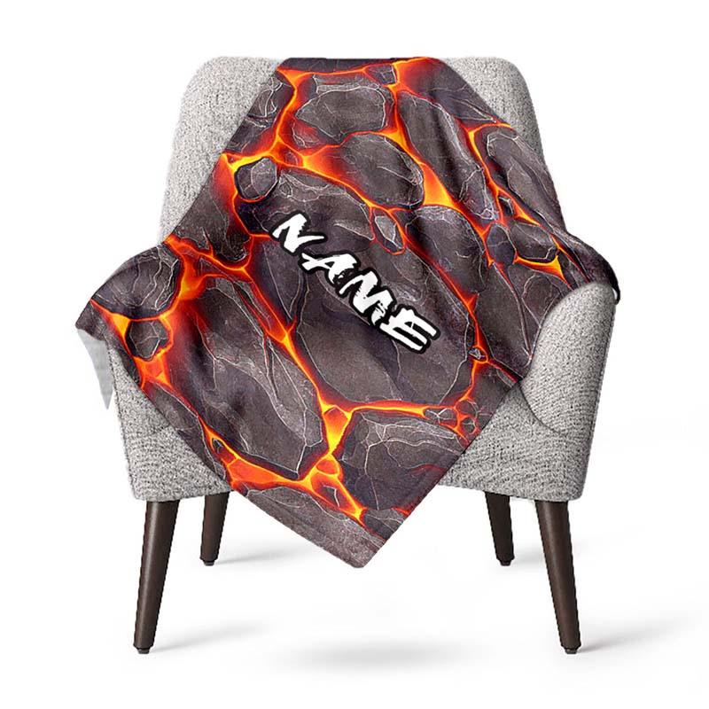 Magma Customize Your Name Blanket Used For Chair Office Sofa Bed Camping Soft And Warm Giving Friends And Relatives Birthday Graduation Gift