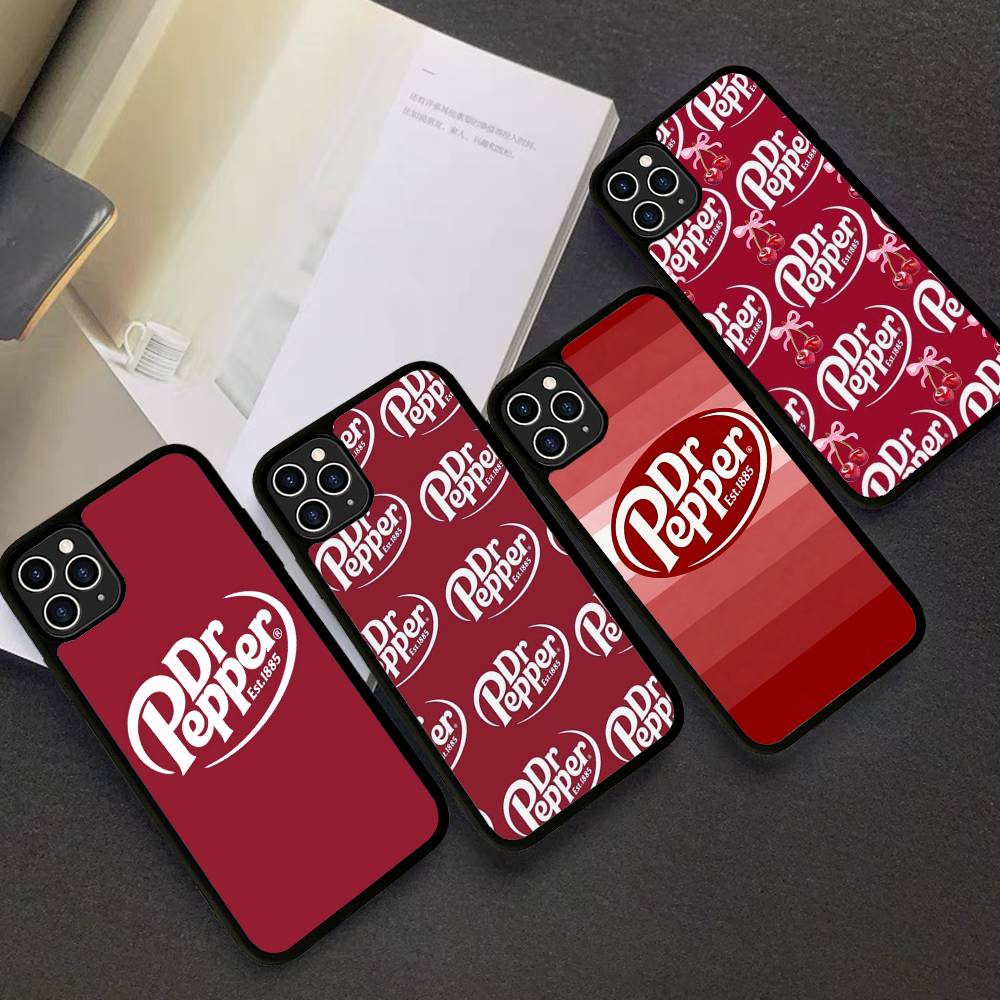 Чехол для телефона Dr Pepper (бренд газированных напитков) для iPhone 16 Pro Max 15 14 Plus 14 13 12 11 17, задняя крышка из PC+TPU