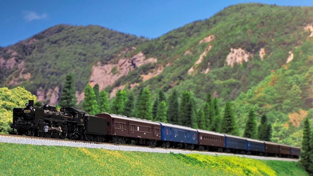 KATO N Gauge Old Passenger Car Set Railway Model Passenger Car 4-Car (Brown) 10-034