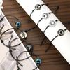 Glow in the Dark Butterfly Sun Moon Rope Bracelets for Women Couples Matching Bracelet Friendship Luminous Jewelry Adjustable