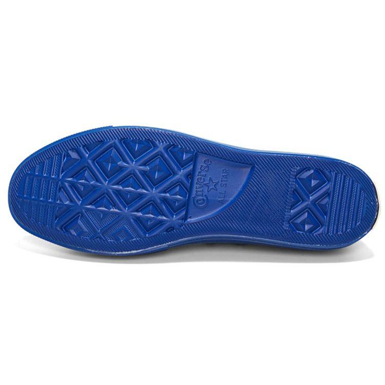 Converse Chuck Taylor Сезонные Удобные Универсальные Низкие Кеды из Канваса Унисекс Синие Белые A00817C