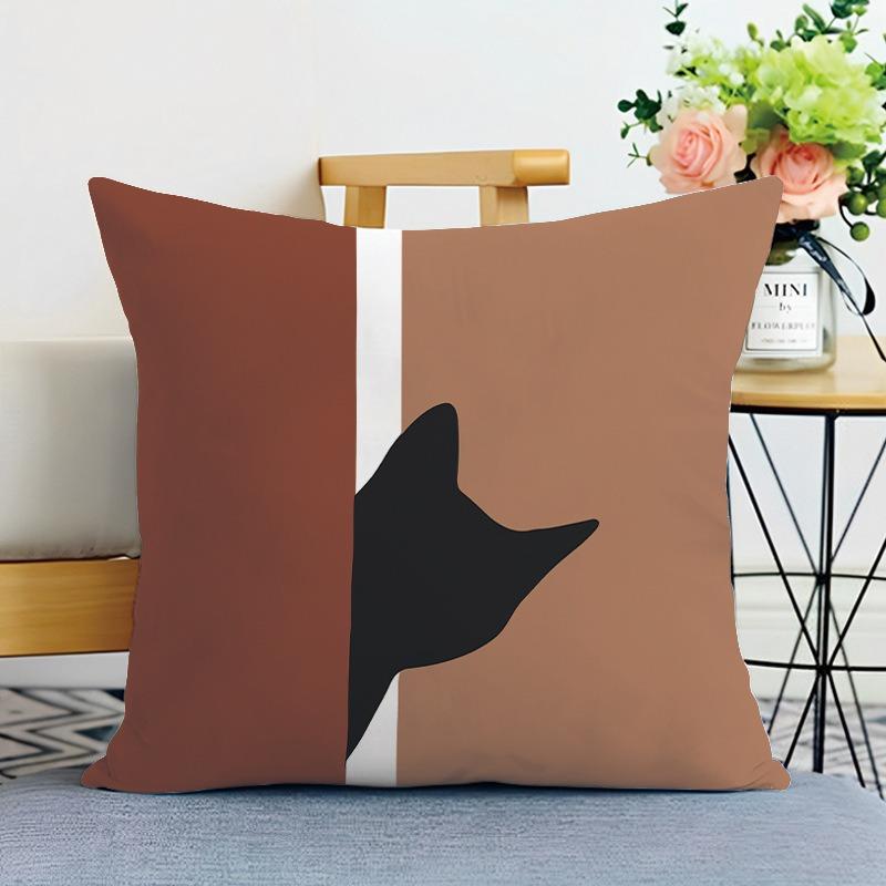 Декоративная наволочка Morandi Color Matching Print для спальни, гостиной, квадратная подушка, наволочка
